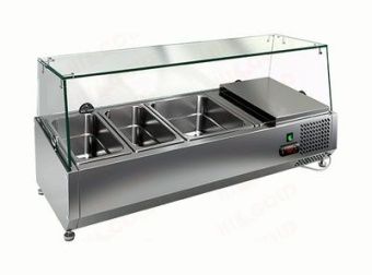Витрина для ингридиентов Hicold VRTG 1390 [284241] настольная со стеклом – купить в Санкт-Петербурге по цене завода