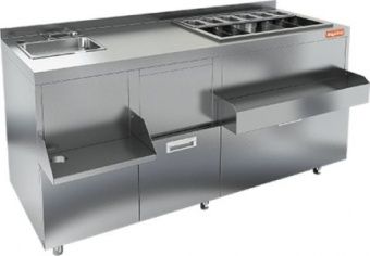 Барная станция Hicold НБМКС-15/7БПК с бортом – купить по цене завода