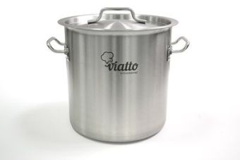 Кастрюля 12 л нерж Viatto 101302 – купить в Санкт-Петербурге по цене завода