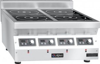 Плита индукционная Abat КИП-47Н-5,0 арт.71000019570 4-х конфорочная настольная – купить в Санкт-Петербурге по цене завода