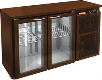 Стол охлаждаемый Hicold BNG 11 BR2 HT BAR (+2+10), 2 стекл.двери, увелич.объема, на низ.ножках – купить по цене завода