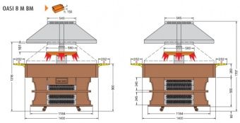 Салат-бар тепловой Tecfrigo Oasi8MBM – купить по цене завода