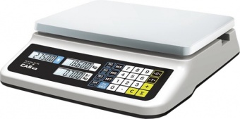 Весы торговые Cas PR-15B (LCD, II) (15кг, 2/5г) электронные – купить в Санкт-Петербурге по цене завода