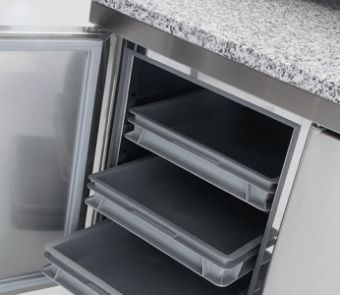 Стол для пиццы c 2 дверьми для формата 60*40 см Coreco MR80150P – купить в Санкт-Петербурге по цене завода