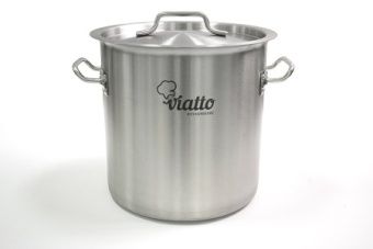 Кастрюля 12 л нерж Viatto 101302 – купить в Санкт-Петербурге по цене завода