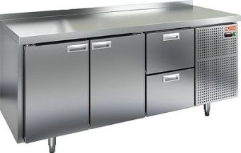 Стол охлаждаемый Hicold GN 222/TN (-2+10), 3секц.,6 ящиков, 1835х700х850 – купить по цене завода