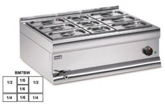 Мармит настольный 2*GN1/2 + 2*GN1/4 + 3*GN1/6 Lincat BM7BWFL – купить в Санкт-Петербурге по цене завода