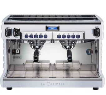 Кофемашина-автомат Carimali bubble e2 2 высокие группы, экономайзер, белая (bu-e2-h-02_w) – купить по цене завода