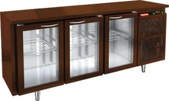 Стол с охлаждающим шкафом со стеклом Двер.Hicold Bng 111 Ht Bar – купить по цене завода