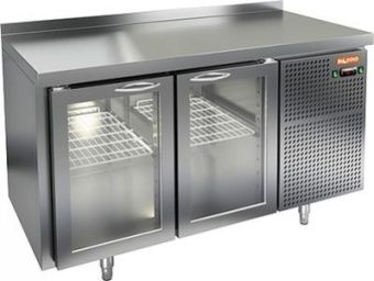 Стол охлаждаемый Hicold BNG 11 HT (+2+10), 2 стеклянные двери, 1390х500х850 – купить по цене завода