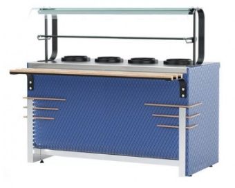 Мармит первых блюд Челябторгтехника RМ13D(10) Case длиной 1505 мм с 4 электросупницами 10л – купить по цене завода
