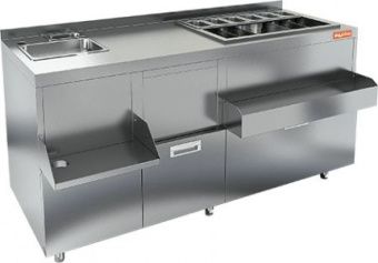 Барная станция Hicold НБМКС-15/7БПК с бортом – купить по цене завода