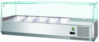 Витрина холодильная для ингредиентов 5хGN1/4 -150 мм Koreco VRX1200330(335I) – купить в Санкт-Петербурге по цене завода