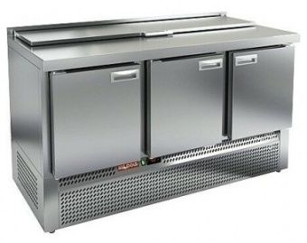 Стол для салатов Hicold Sle2-111Sn (1/6) б/крышк. (+2/+10) 1485х600х850мм, 3двери – купить в Санкт-Петербурге по цене завода
