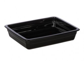 Гастроемкость керамическая Corone GN 1/2 326х265х60 мм черная [LQ-QK15029-K] – купить в Санкт-Петербурге по цене завода