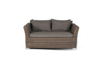 Лаунж-зона 4sis Капучино Дабл (коричневый) арт.KDS3S2CT-5-SET brown из искус.ротанга – купить в Санкт-Петербурге по цене завода