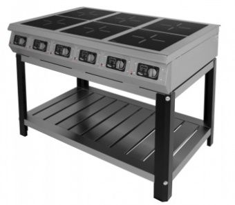 Плита индукционная Grill Master Ф6ИП/800 60010 (на подставке) 6 зон нагрева – купить по цене завода