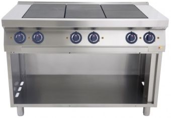 Плита 6 конфорочная Kogast Es-T67/P 700 серии – купить в Санкт-Петербурге по цене завода