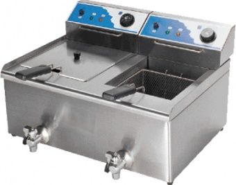 Фритюрница Kocateq BEF122V (2 ванны 13+13л) электрическая настольная – купить в Санкт-Петербурге по цене завода
