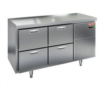 Стол охлаждаемый Hicold SN 22/BT О (-10-18) островн., 4ящ, 1390х600х850мм – купить по цене завода