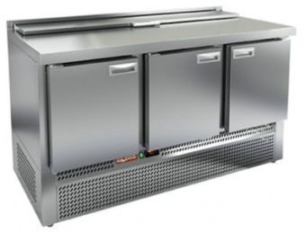 Стол для салатов Hicold SLE2-111GN (1/6) (+2+10), 3 двери, 1485х700х850мм, ниж.распол.агрегата – купить в Санкт-Петербурге по цене завода
