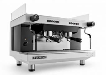 Кофемашина - автомат SANREMO ZOE Tall SED 2 высокие группы белая (бойлер 10 л) – купить по цене завода