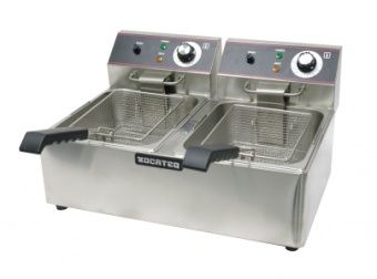 Фритюрница Kocateq EF62NW 2 ванны 6+6л электрическая – купить в Санкт-Петербурге по цене завода