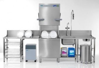 Машина для мойки котлов Winterhalter Uf-L с 3 дозаторами, падающей дверцей на колесах новотель – купить в Санкт-Петербурге по цене завода